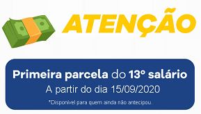 Aposentados e Pensionistas – Primeira parcela do 13º salário Aposentados e Pensionistas – Primeira parcela do 13º salário